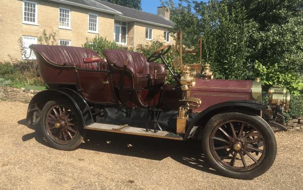 Conservation of the leather upholstery from a 1908 Argyll motor car